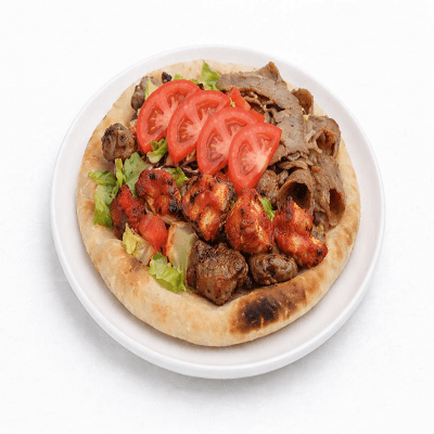 Mix Special Kebab In Nan Bread 
