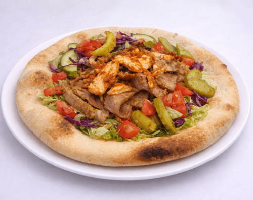 Mix Doner In Naan 